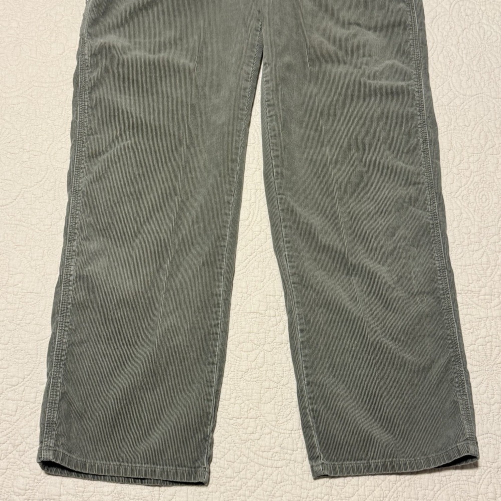 VTG Old Navy Overalls Unisex Small Gray Corduroy Y2K Grunge Skater Carpenter 90s - Picture 7 of 14